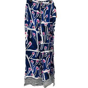 Refinery29 Contemporary  Women's Graphic Print Pants Size S in Blue NWT C709AFA